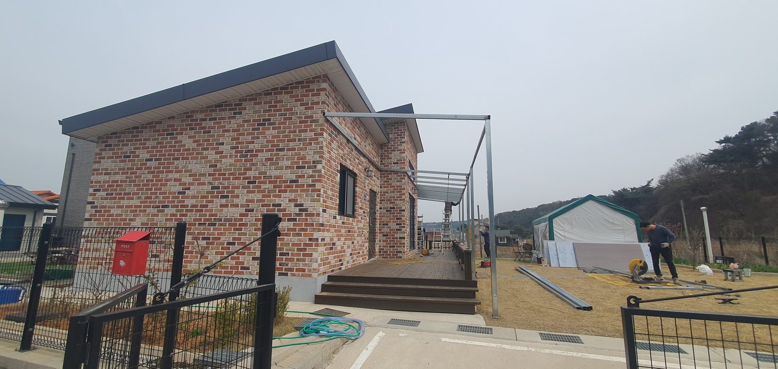 대부도 개인주택 테라스 캐노피 6