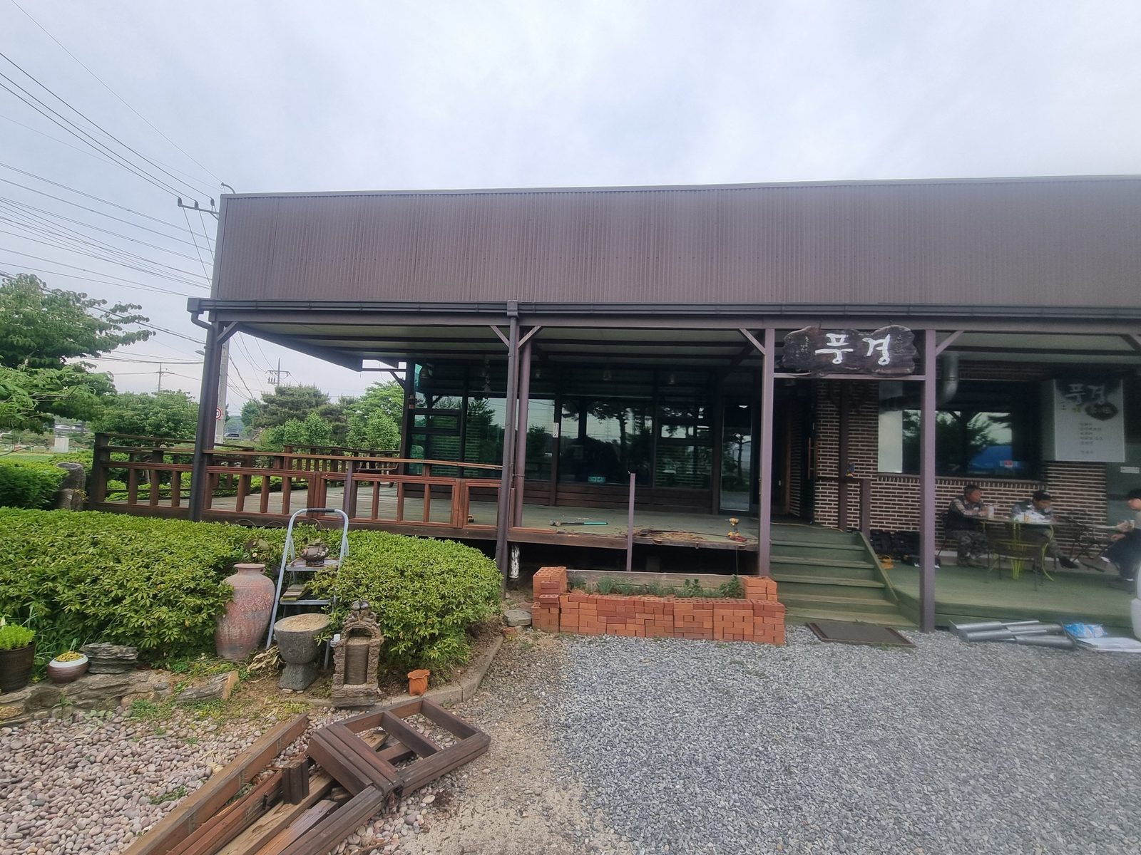 고양 덕양구 카페 합성목재 데크 교체 1